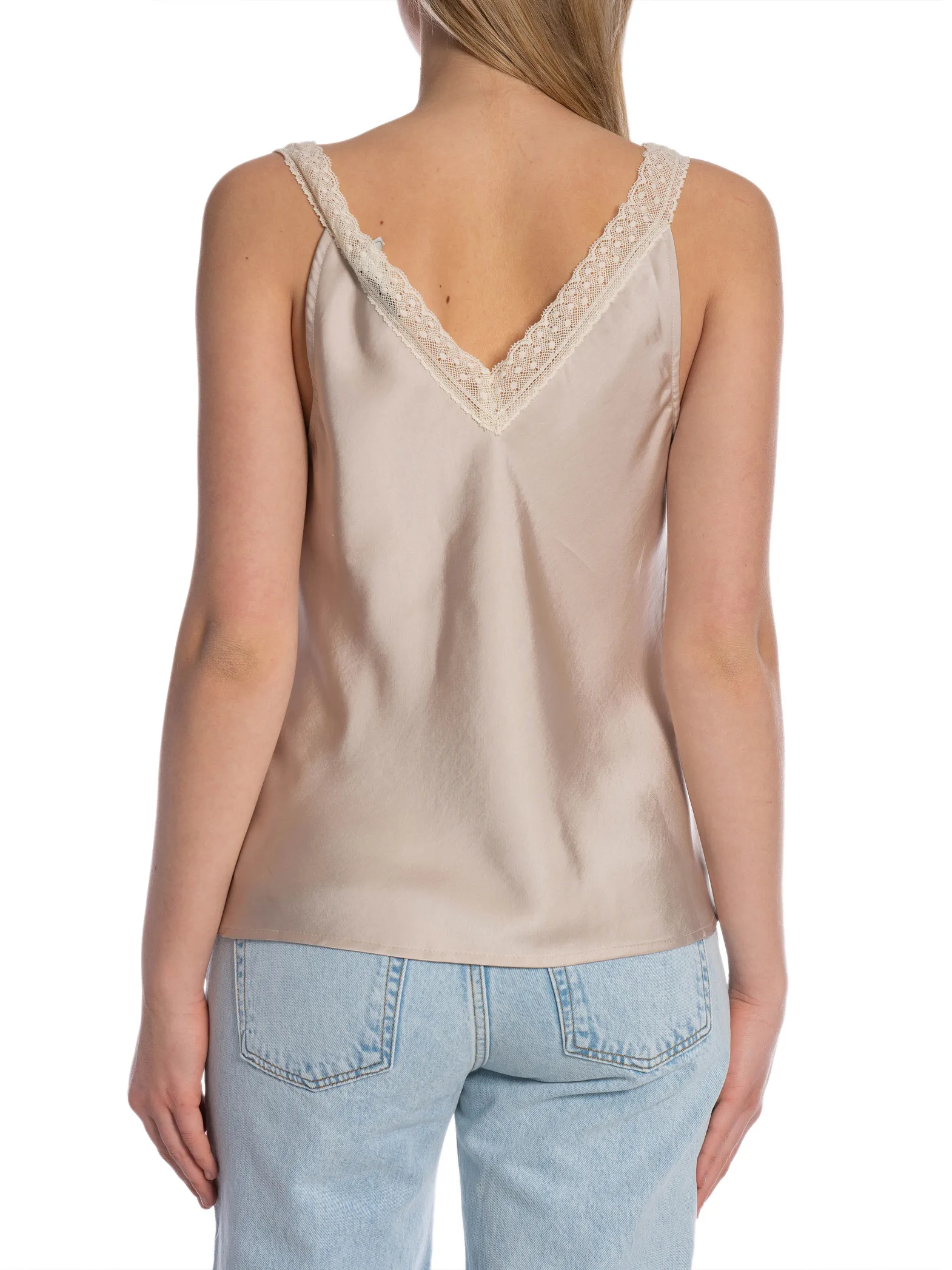 NEO NOIR TOP VINNITA LACE CHAMPANGE