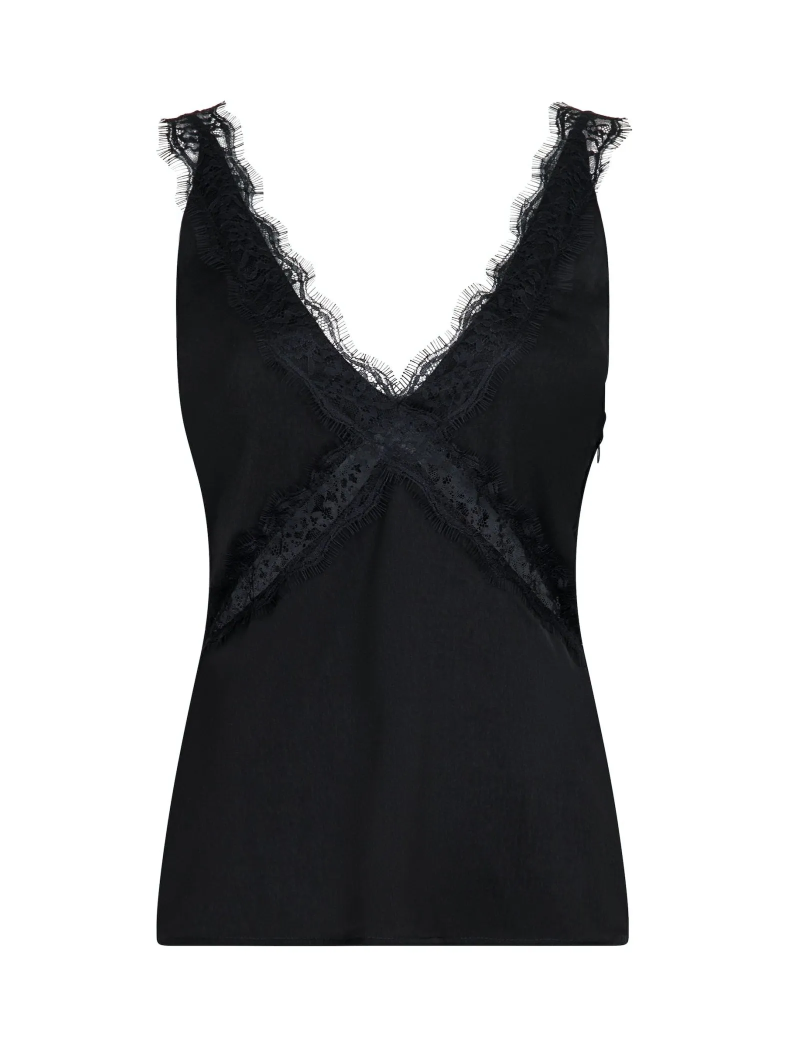 NEO NOIR TOP VIXEN LACE BLACK