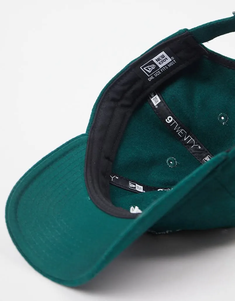 New Era  9Twenty Melton Cap - Dark Green/White