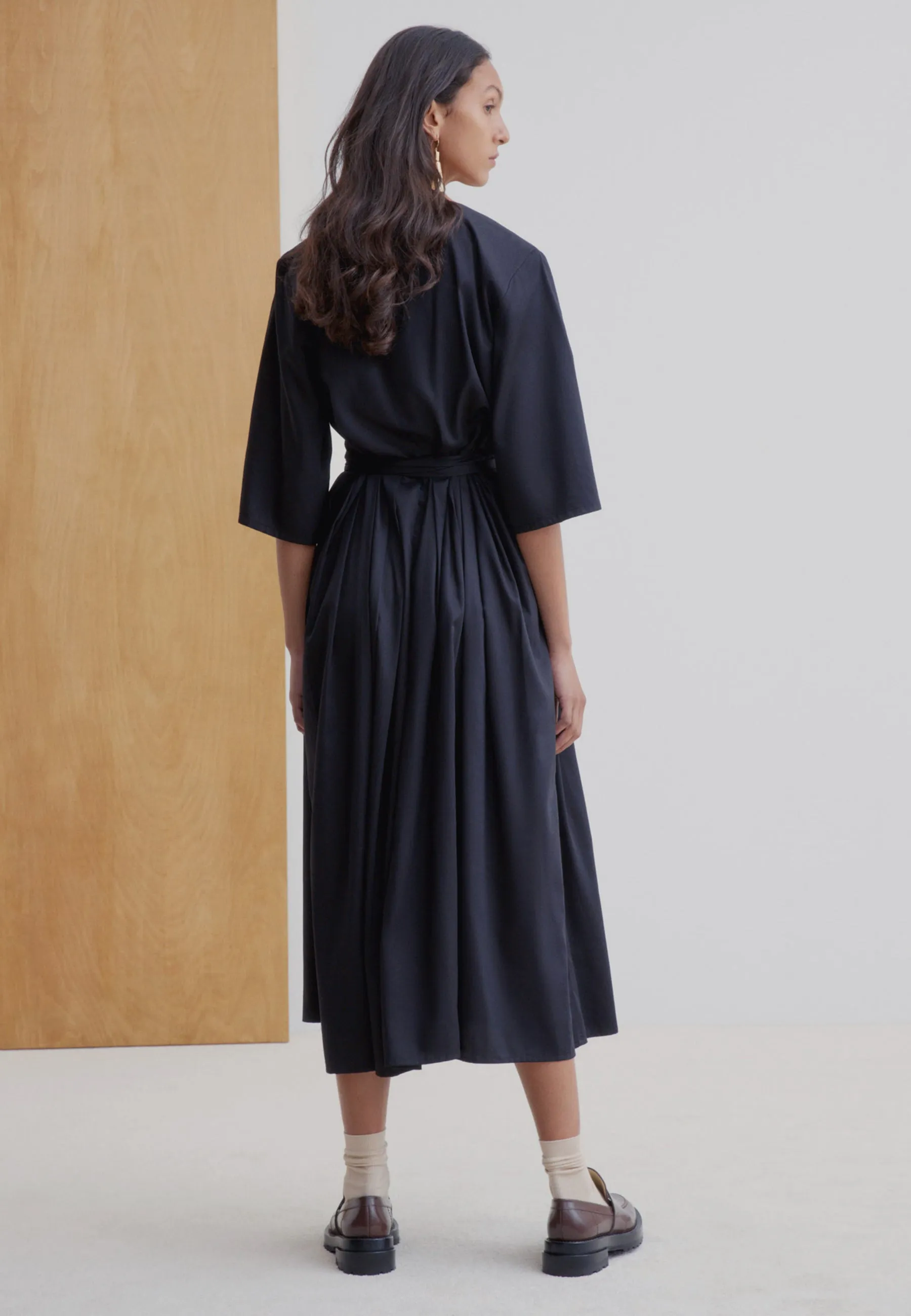 Nico Wrap Dress - black