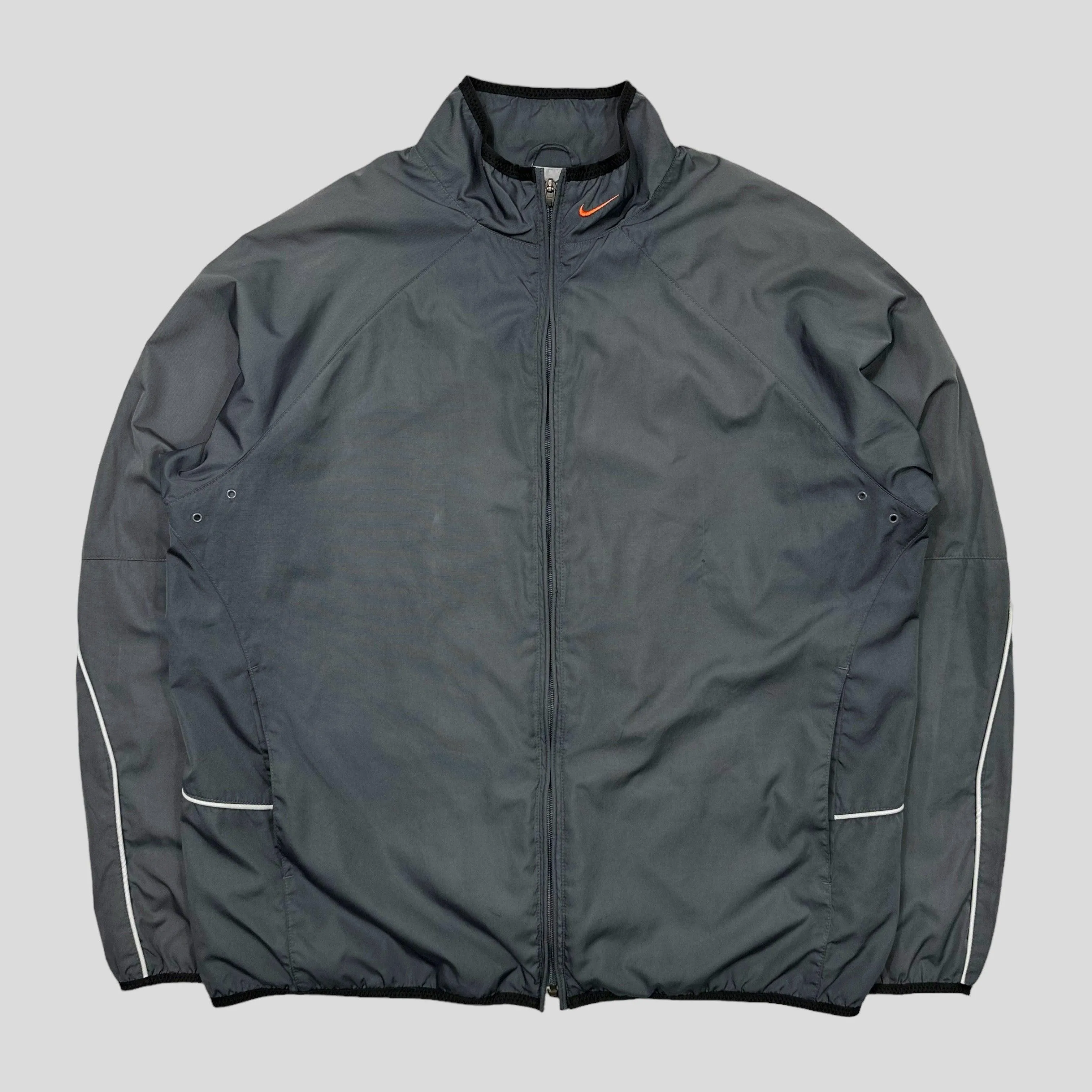 Nike 2003 Fleece Lined Ventilated Nylon Jacket - L