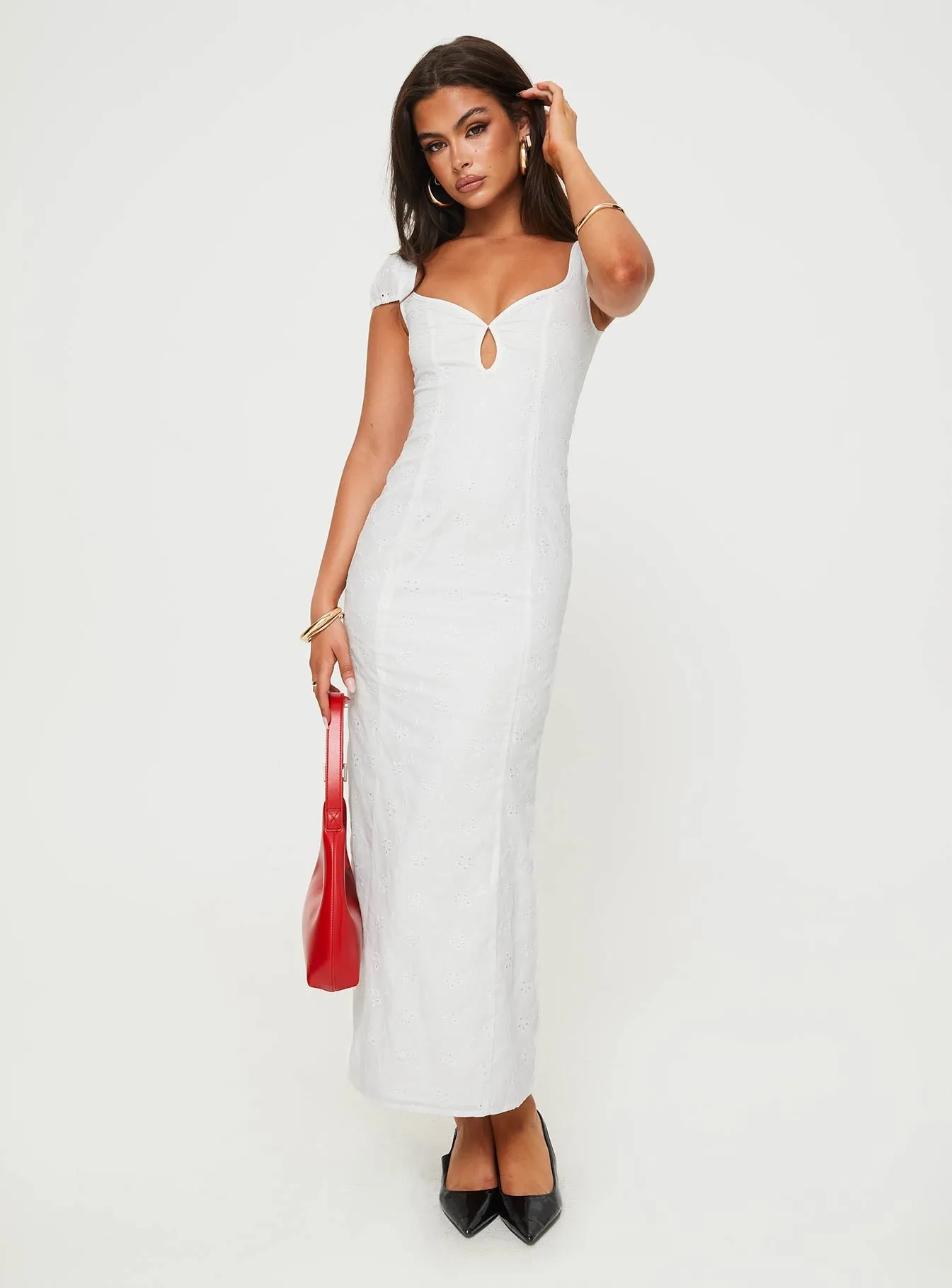 Noelani Maxi Dress White