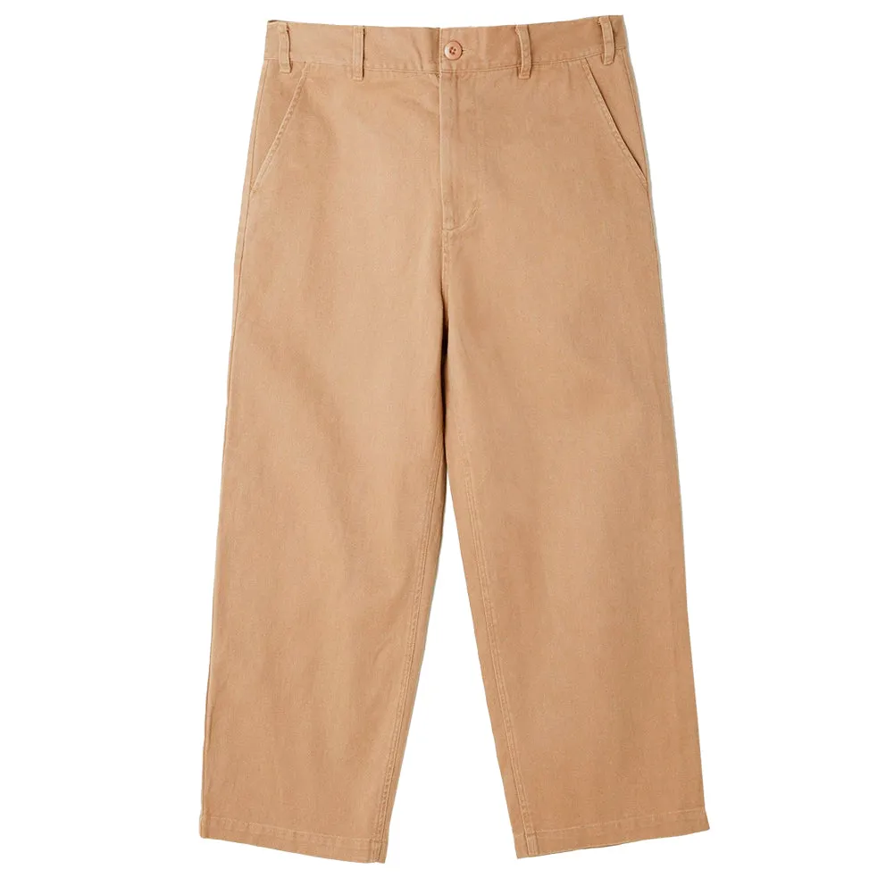 OBEY LOITER BIG FITS PANTS // KHAKI