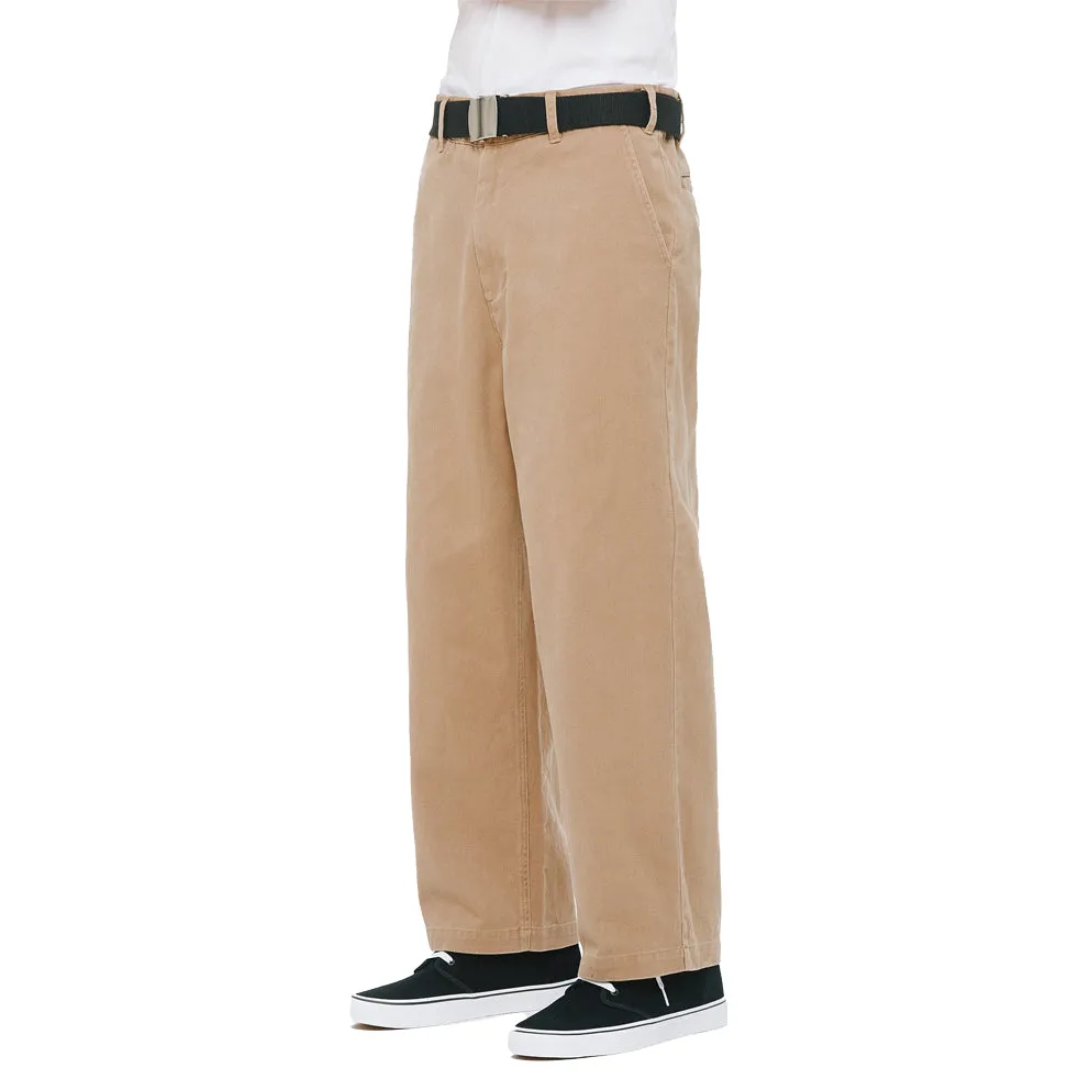 OBEY LOITER BIG FITS PANTS // KHAKI