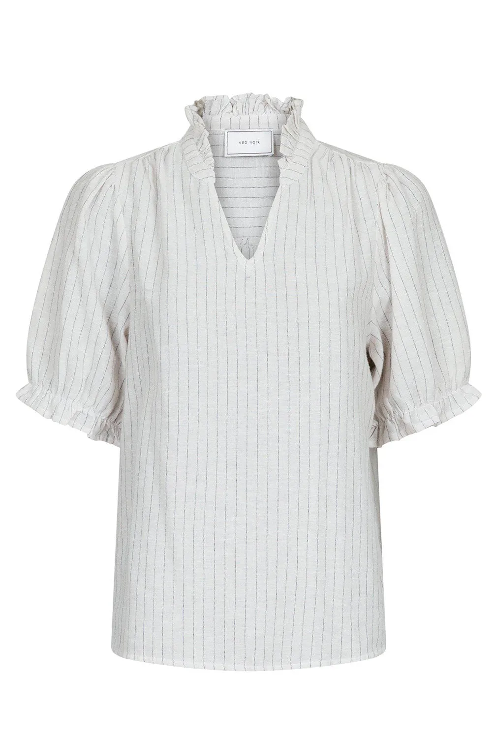 Odesa Simple Stripe Blouse | Off White | Bluse fra Neo Noir