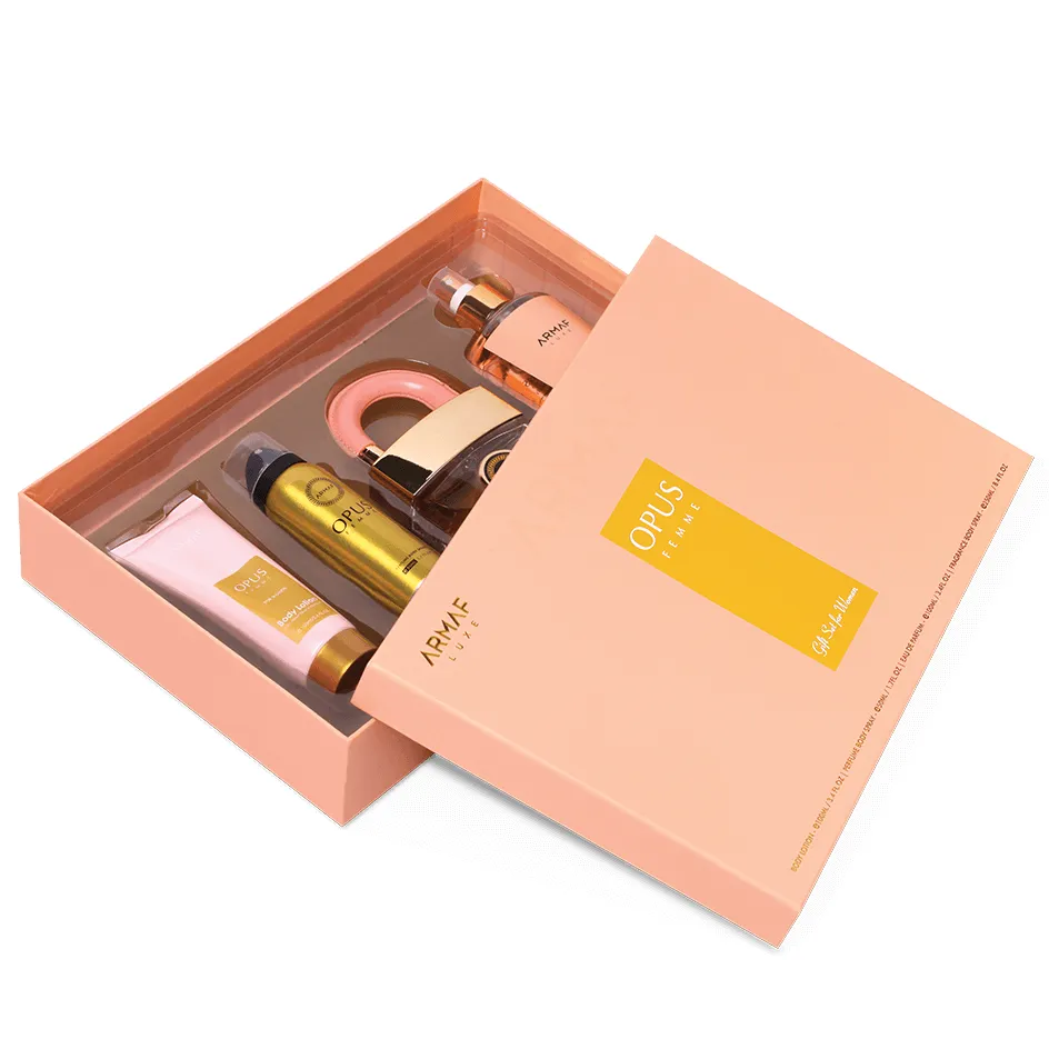 Opus Femme by Armaf 100ml EDP 4 Piece Gift Set