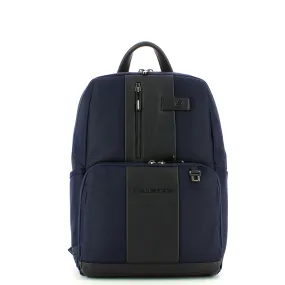 Piquadro - Zaino Porta PC Brief 2 14.0 in tessuto riciclato - CA3214BR2 - BLU