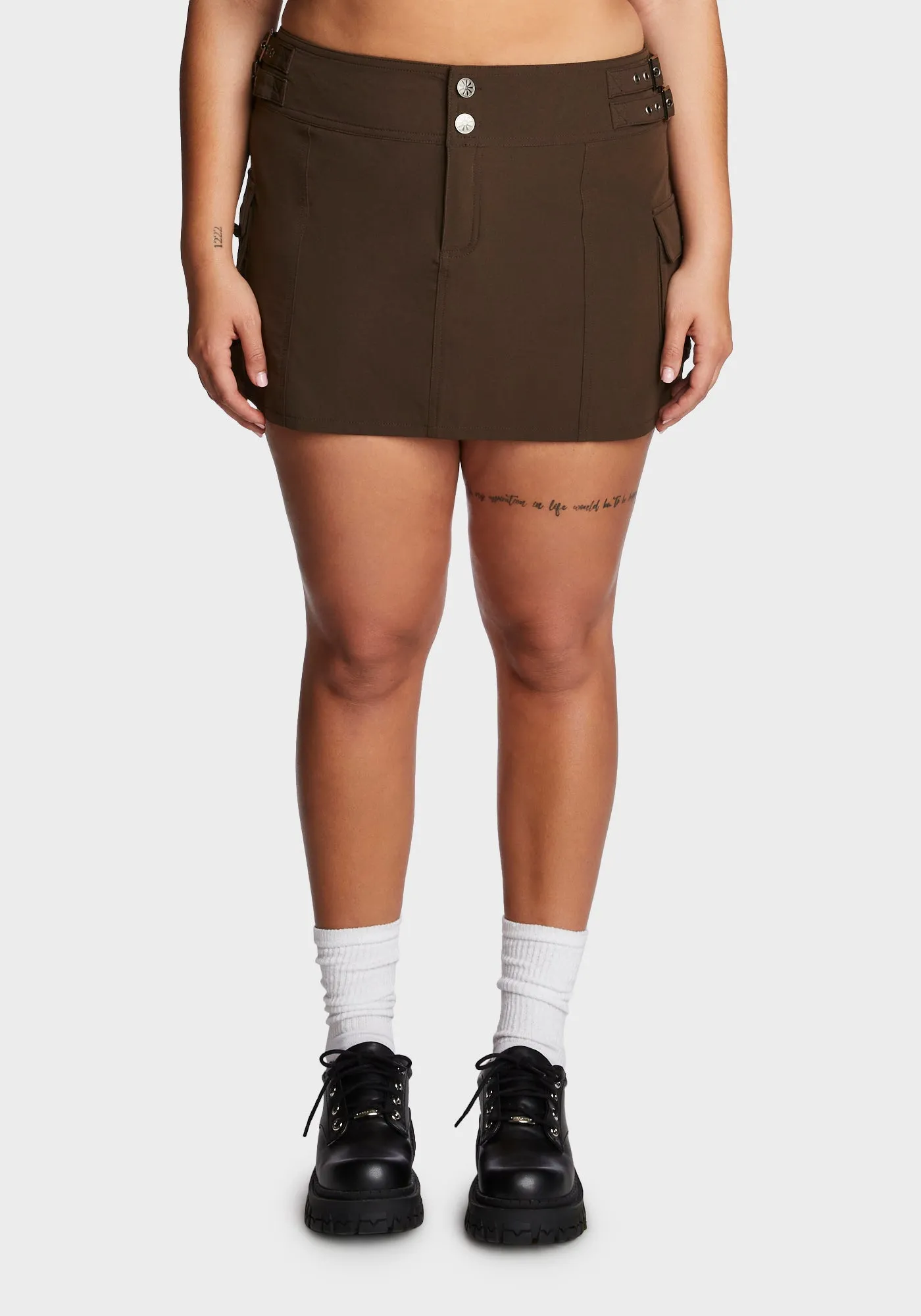 Plus Identity Reset Cargo Skirt-