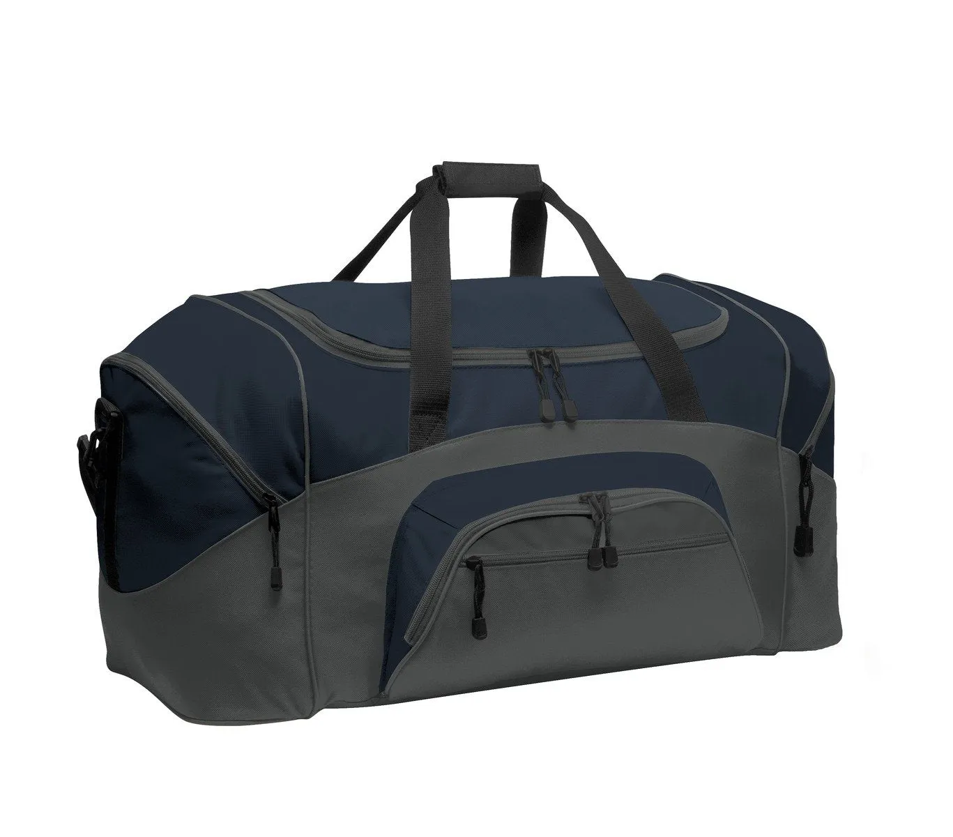 Port Authority - Standard Colorblock Sport Duffel BG99 Navy/Dark Charcoal