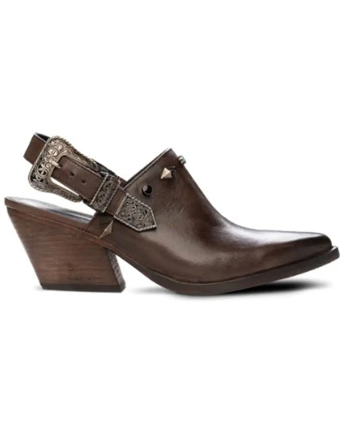 Product Name:  Golo Women's Billy Jean Buckle Western Mules - Pointed Toe