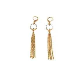 Quartz Crystal Fringe Earrings