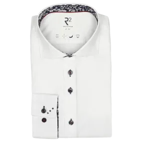 R2 Amsterdam Formal Long Sleeve Shirt With Trim