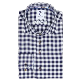 R2 Amsterdam Large Gingham Long Sleeve Shirt