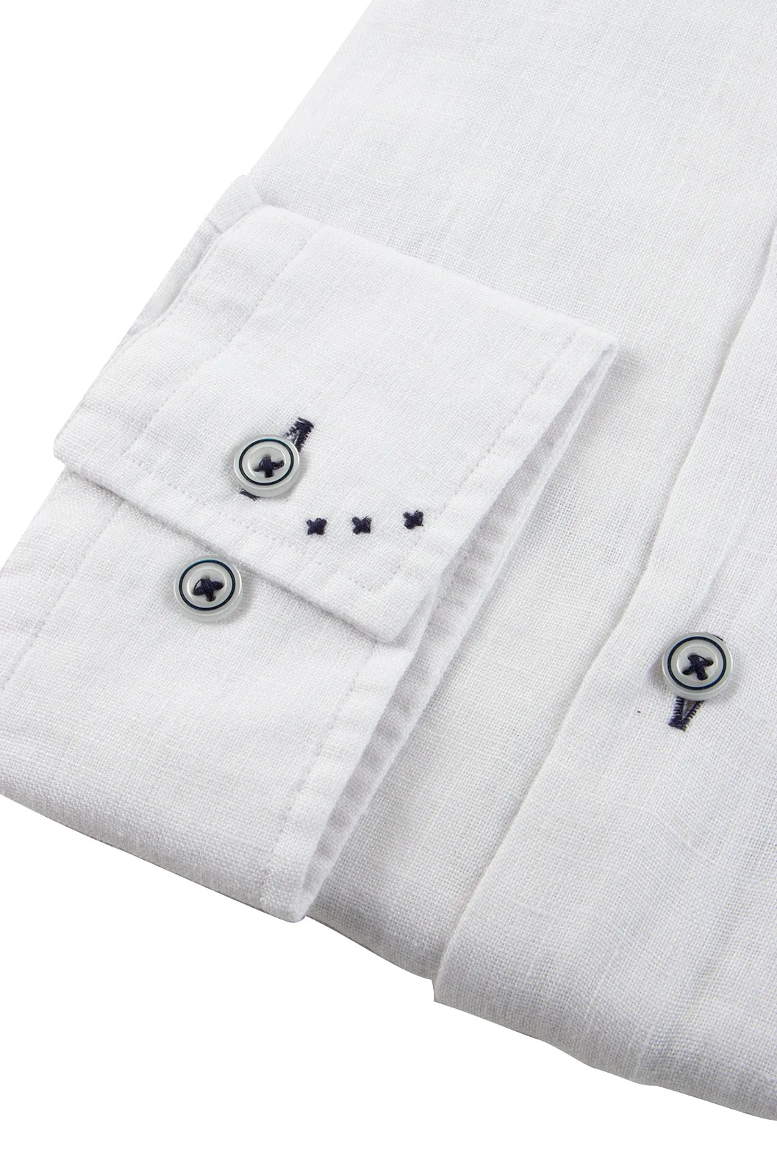 R2 Amsterdam Linen Fit Shirt White