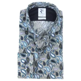 R2 AMSTERDAM PAISLEY PRINT SHIRT | Menswear Online