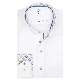 R2 Amsterdam Poplin LS Shirt White