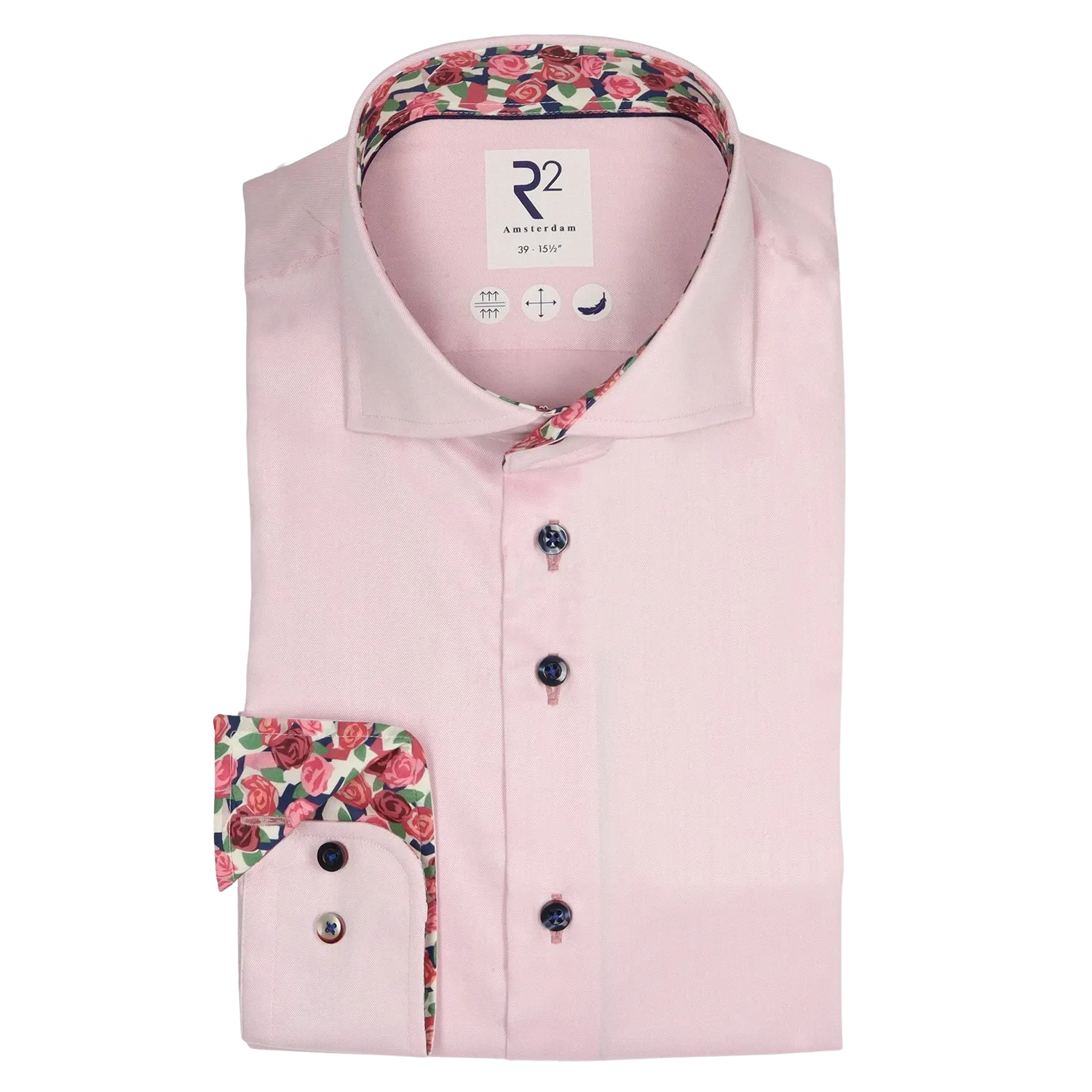 R2 Amsterdam Print Shirt With Liberty Fabric