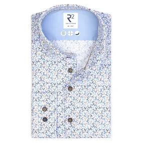 R2 Amsterdam V Lights Shirt Print