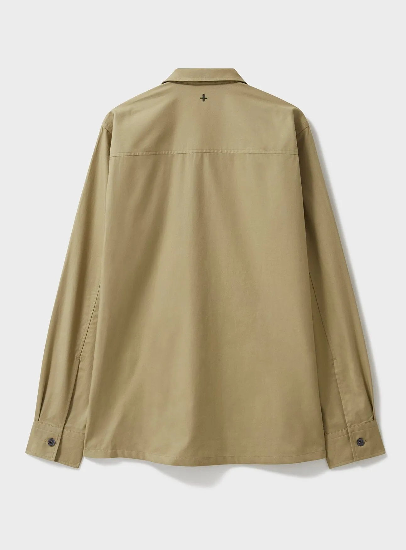 Regenerative Cotton Twill Khaki OverShirt