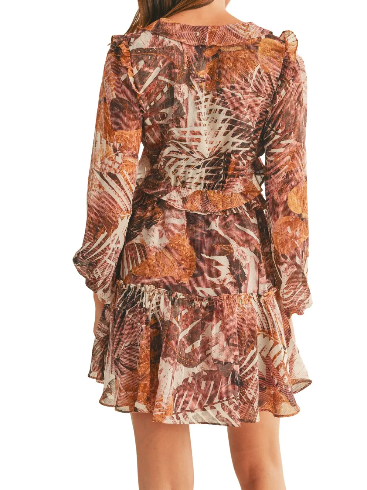 Reset By Jane Brown Multi Chiffon Dress