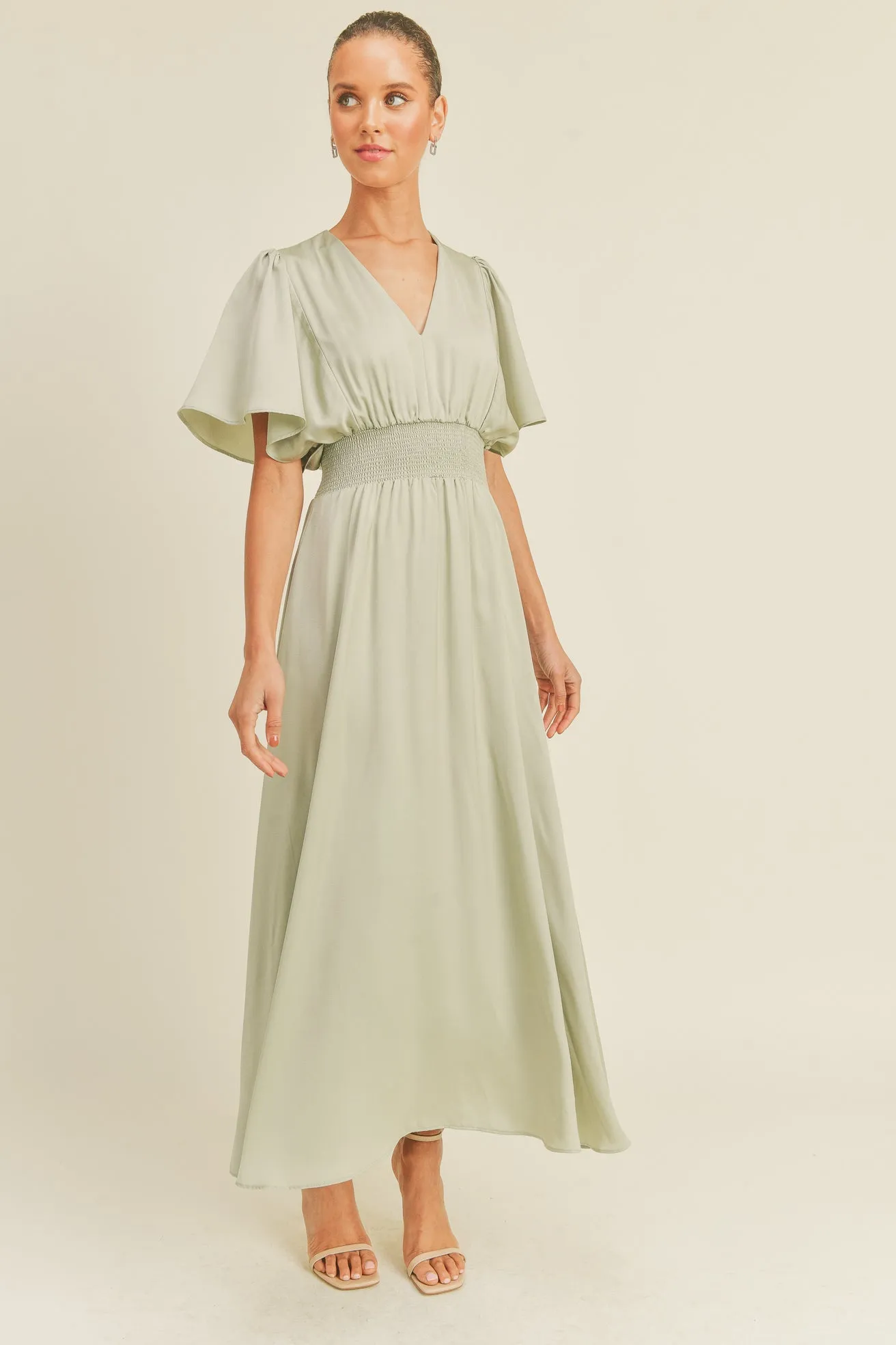 Reset By Jane Short Sleeve Maxi Dress