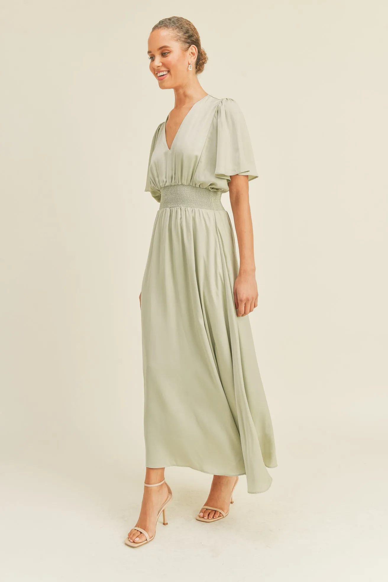 Reset By Jane Short Sleeve Maxi Dress