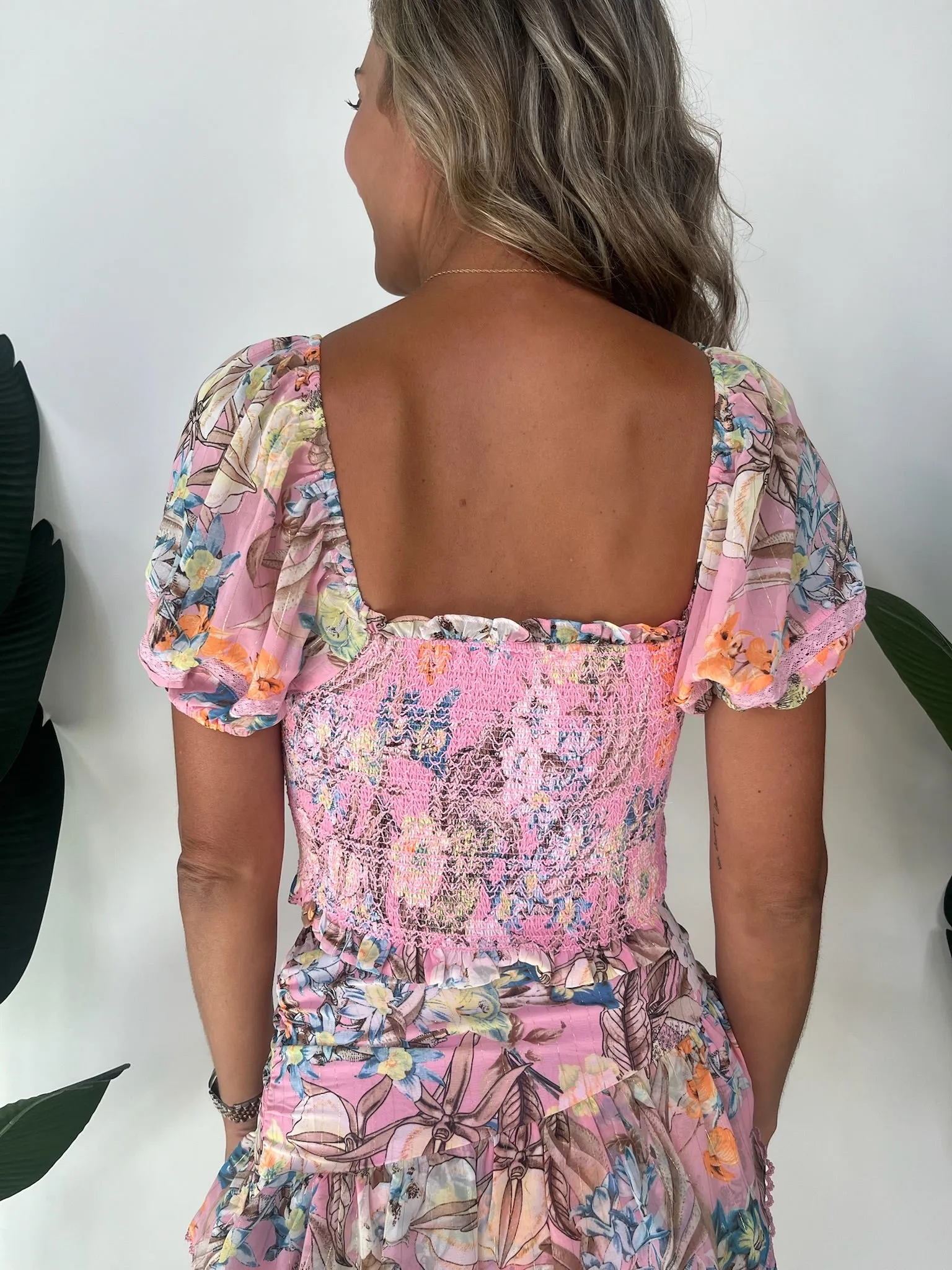 Reset Floral Top Pink Floral