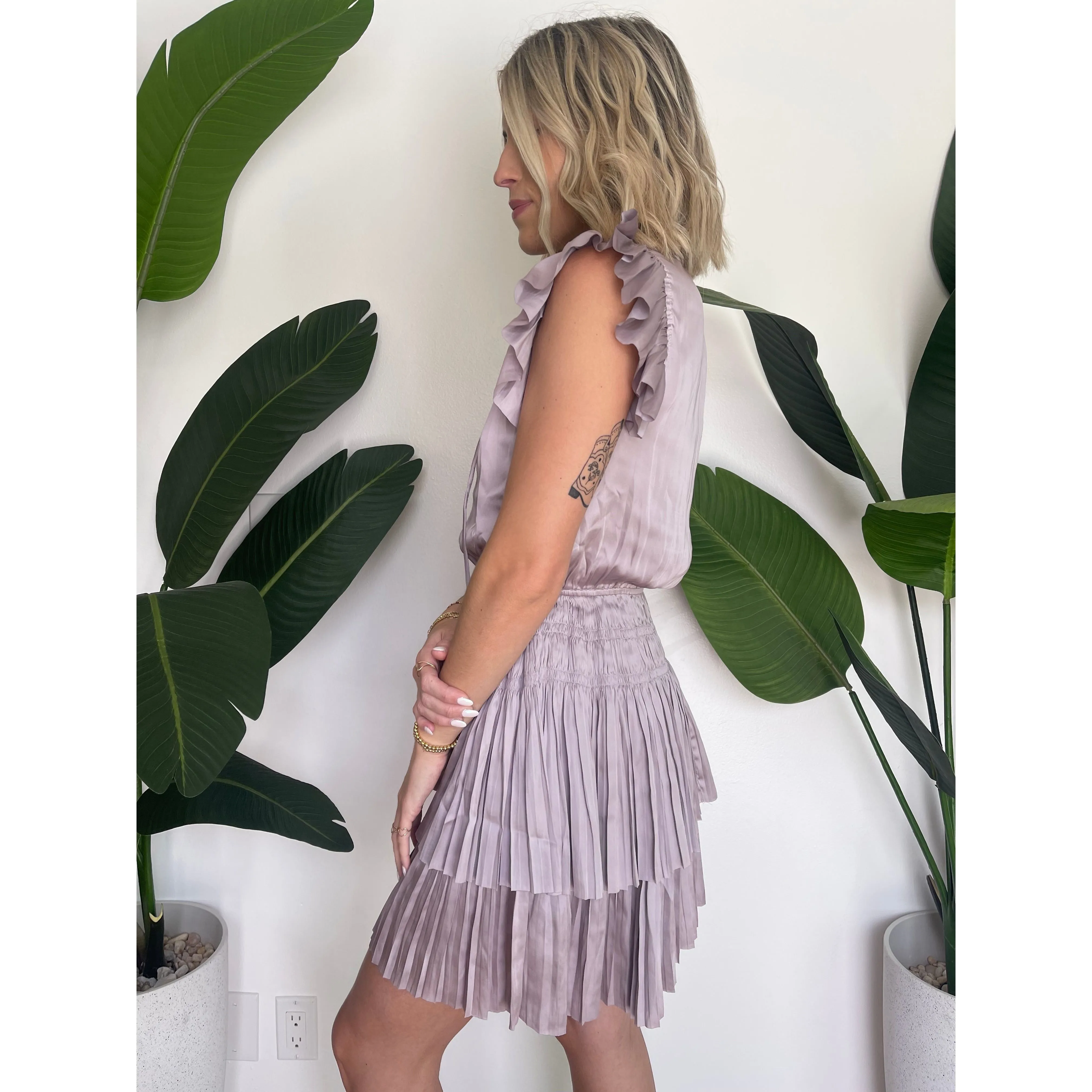 Reset Gabrielle Dress Lavender