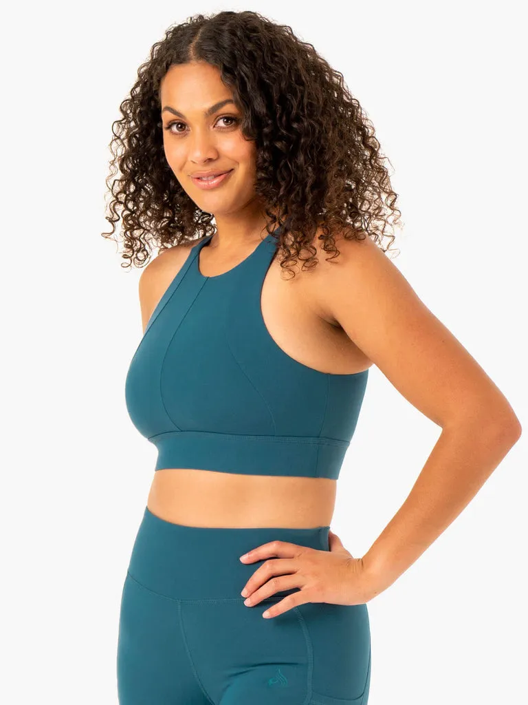 Reset High Impact Sports Bra - Teal