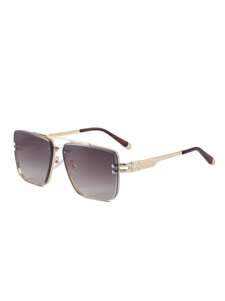   Retro Square Frame Fashion Sunglasses   