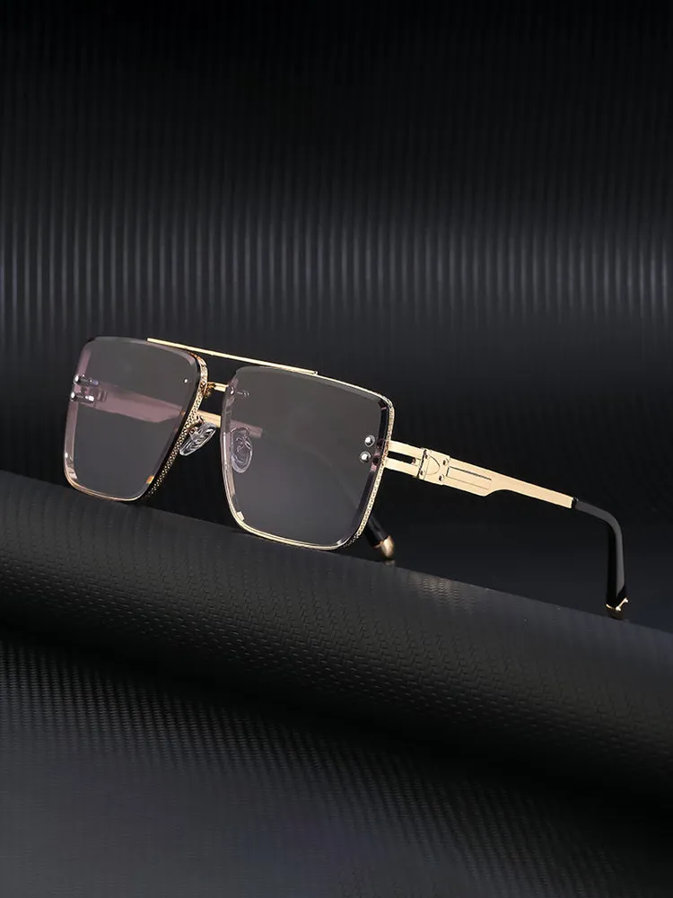   Retro Square Frame Fashion Sunglasses   