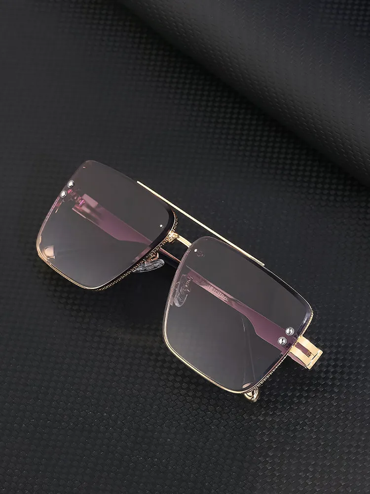   Retro Square Frame Fashion Sunglasses   