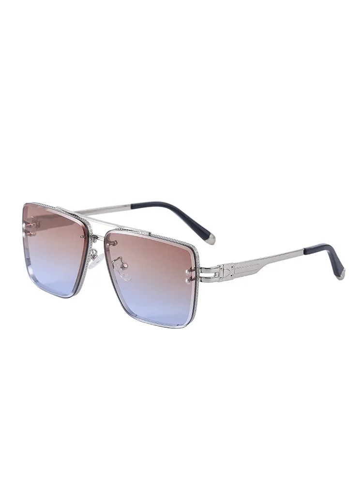   Retro Square Frame Fashion Sunglasses   