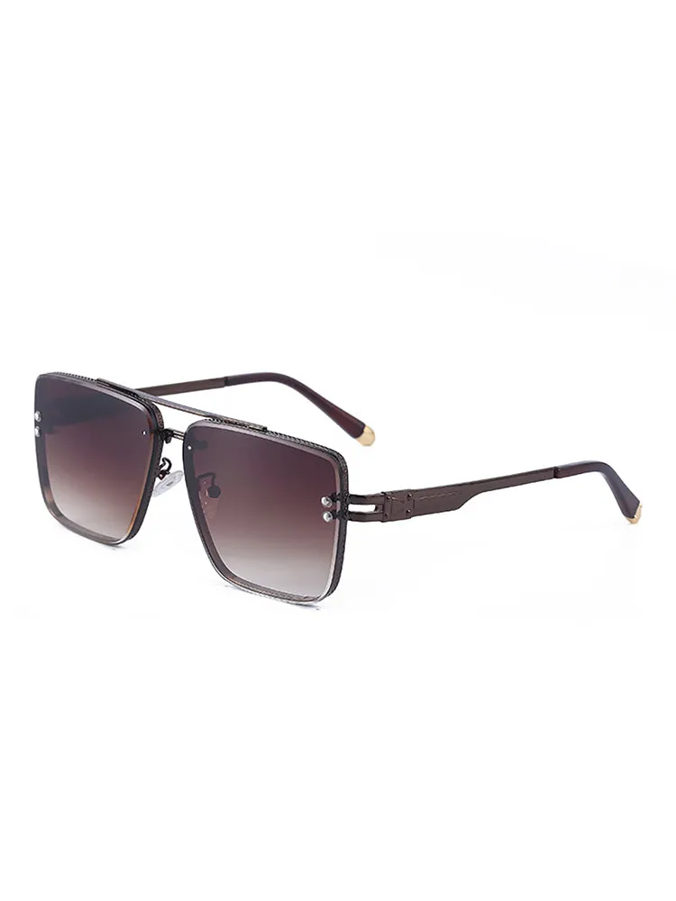   Retro Square Frame Fashion Sunglasses   