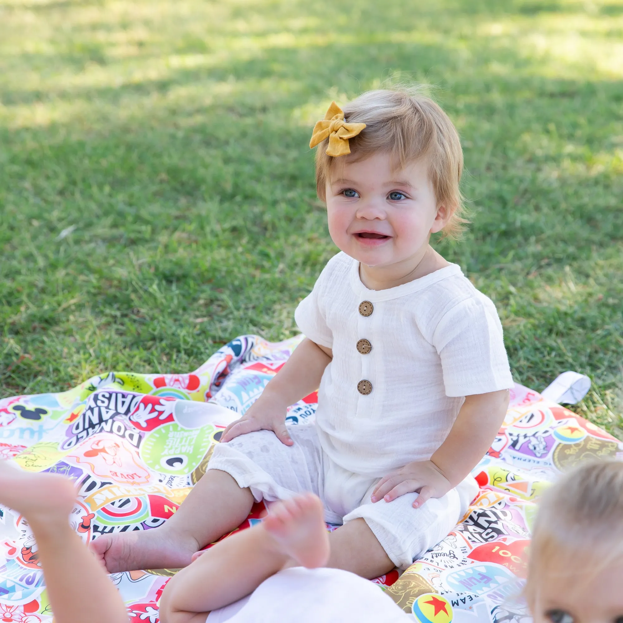 Reversible Roll & Go Blanket, Disney 100 Happy Faces