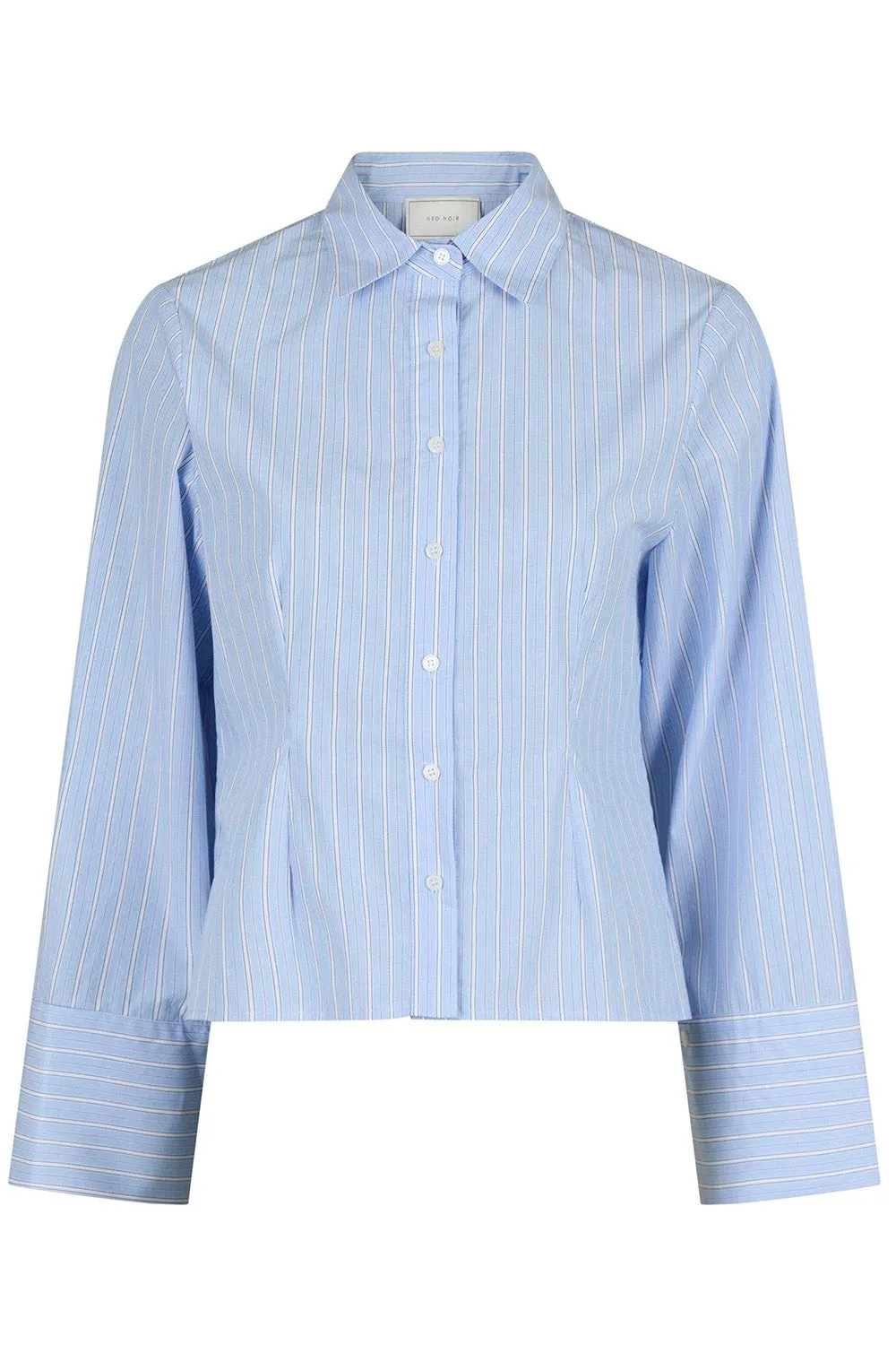 Rosa Stripe Shirt | Light Blue | Skjorte fra Neo Noir