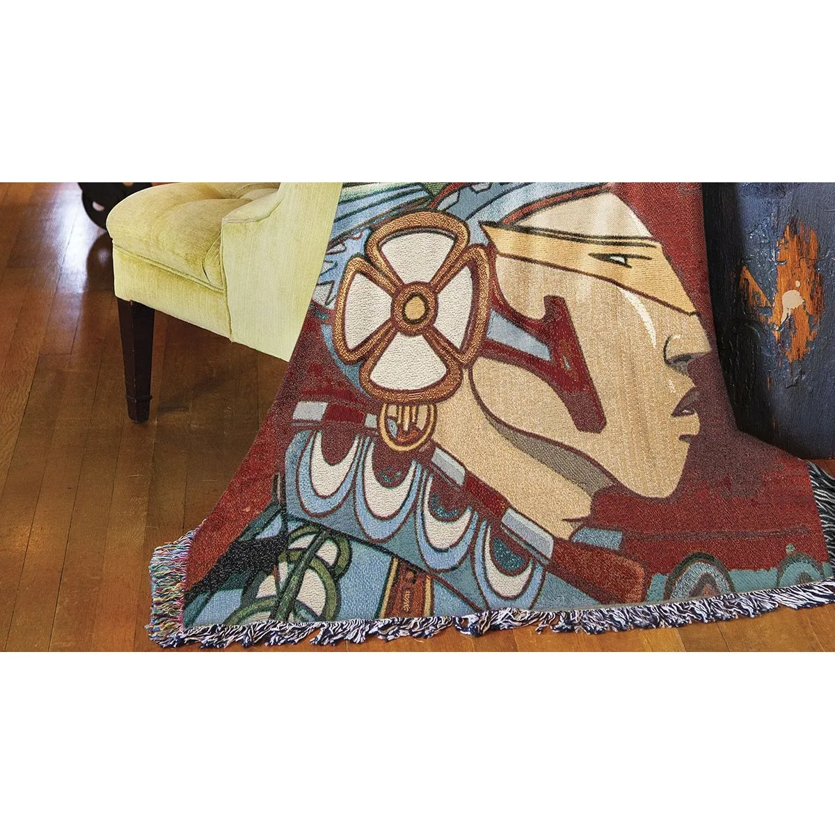 SACRED GANESHA WOVEN  BLANKET