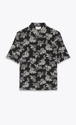 Saint Laurent  |SHIRT IN ORIGAMI PRINT SILK