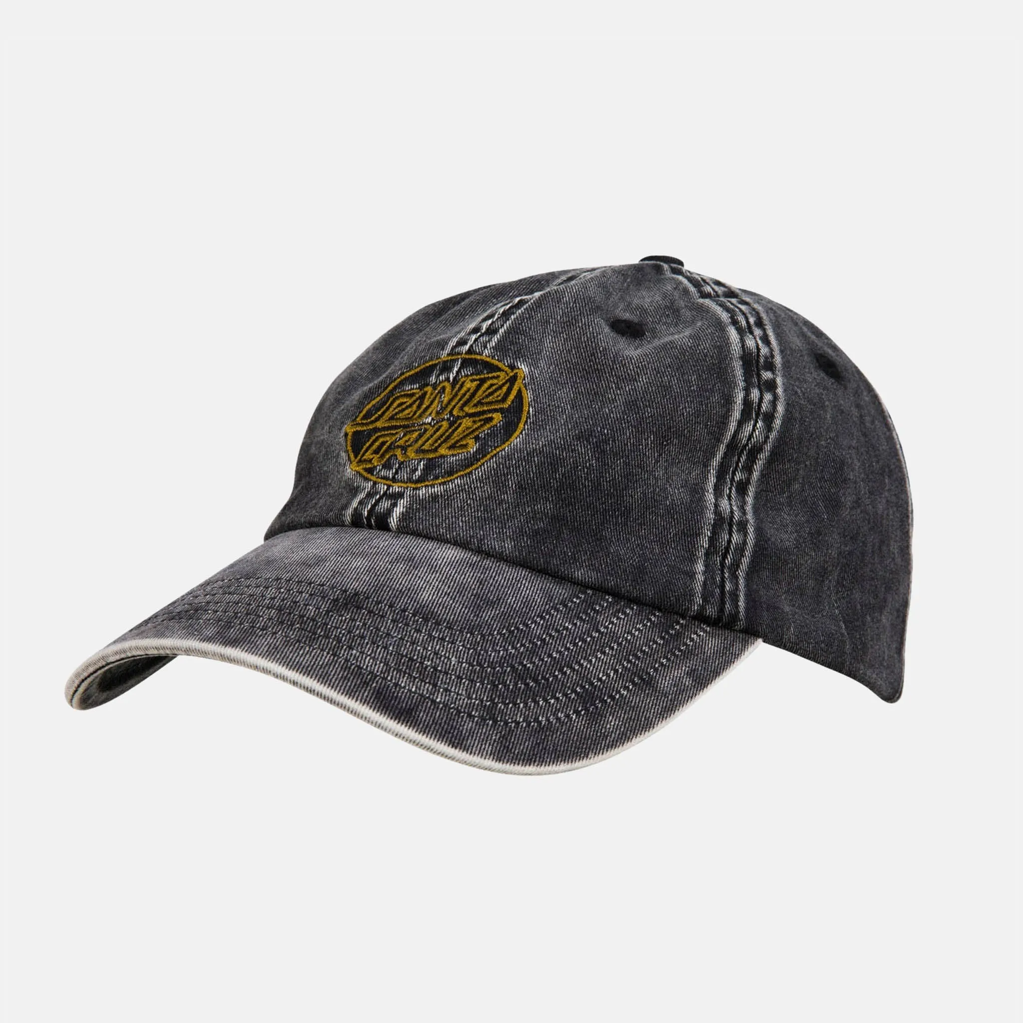 Santa Cruz - 50th Opus Dot Cap - Black Acid Wash