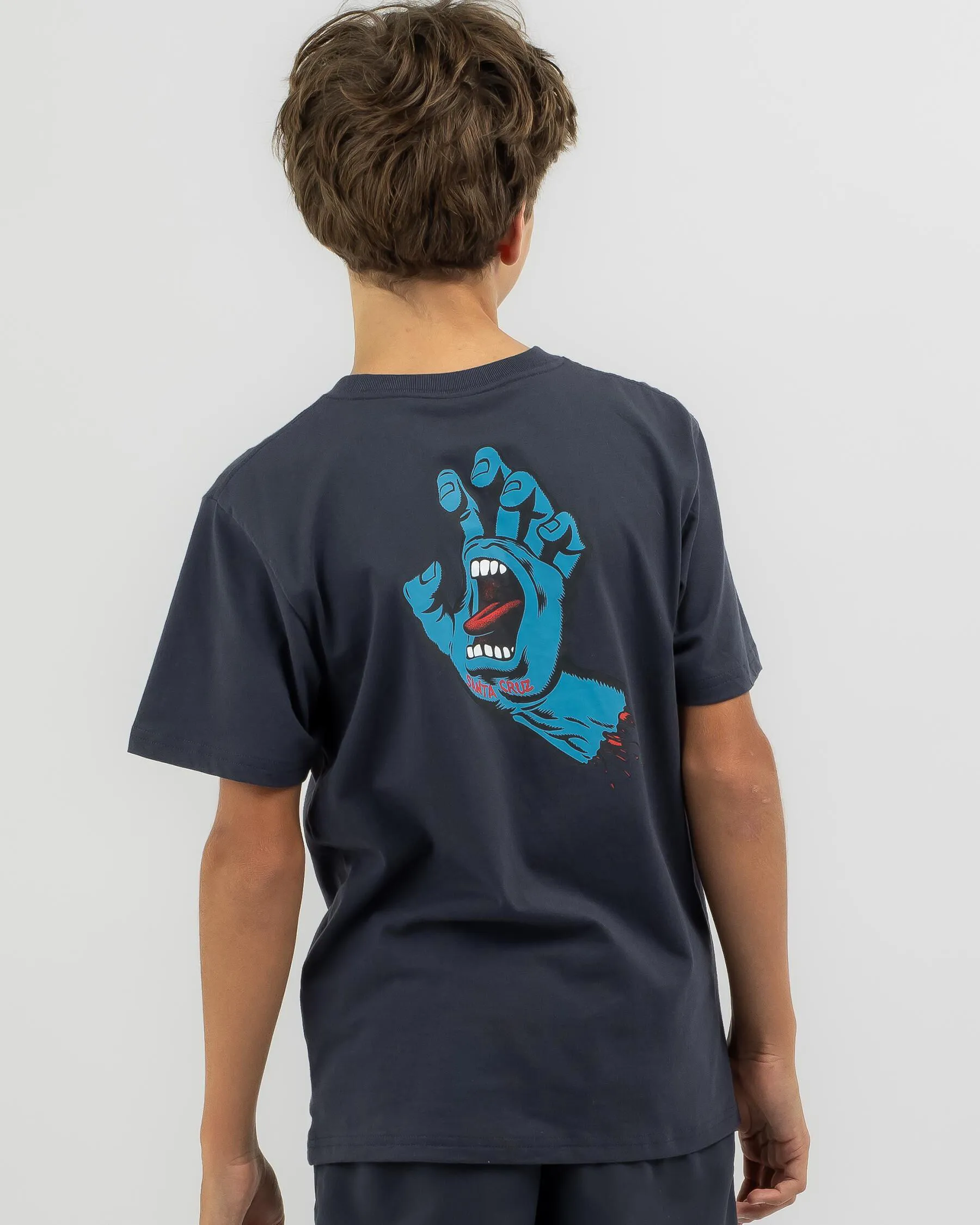 Santa Cruz Boys' Opus Screaming Hand T-Shirt