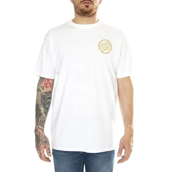 Santa Cruz Breaker Check Opus Dot White T-Shirt