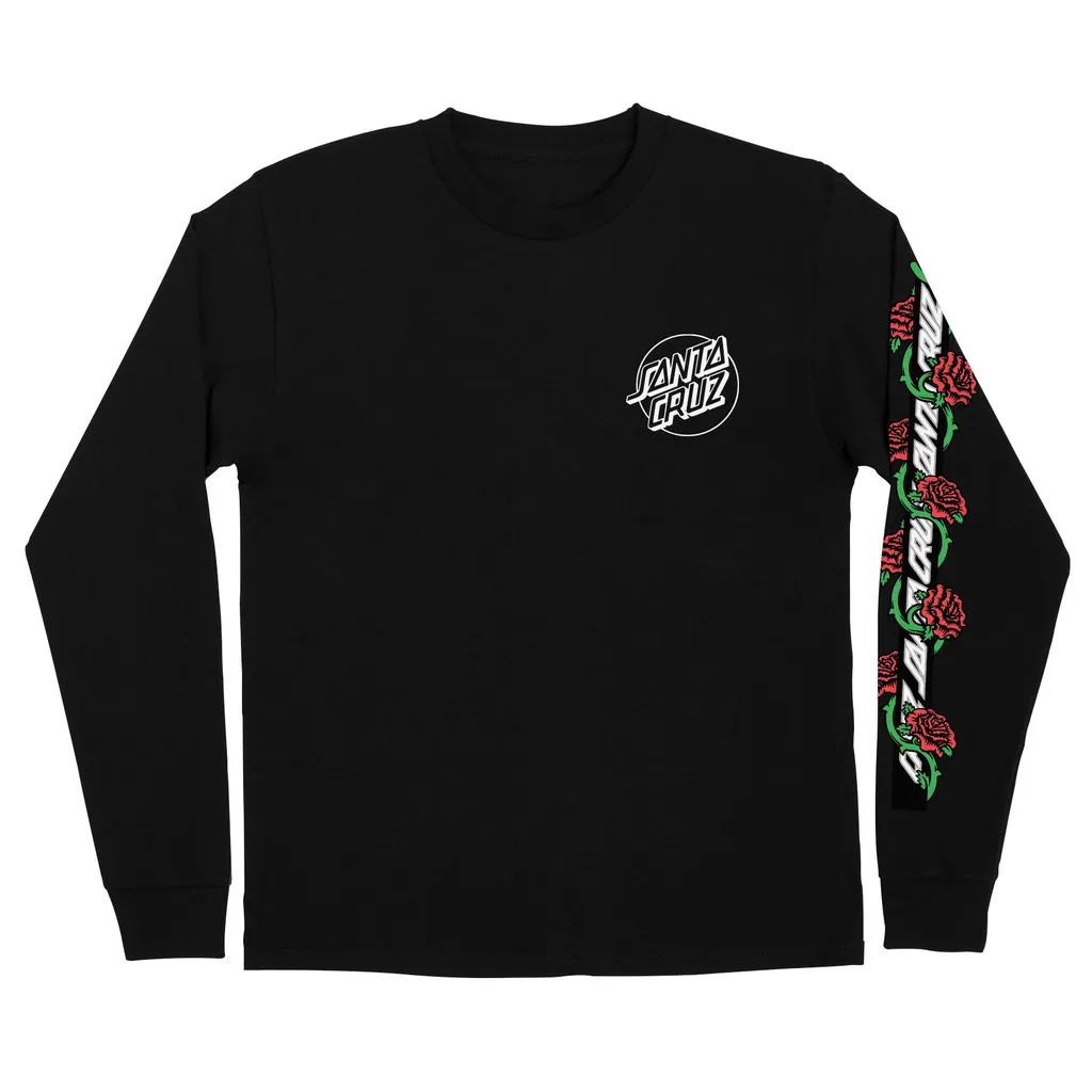 Santa Cruz Dressen Roses Vine Opus Long Sleeve Shirt (Available in 2 Colors)