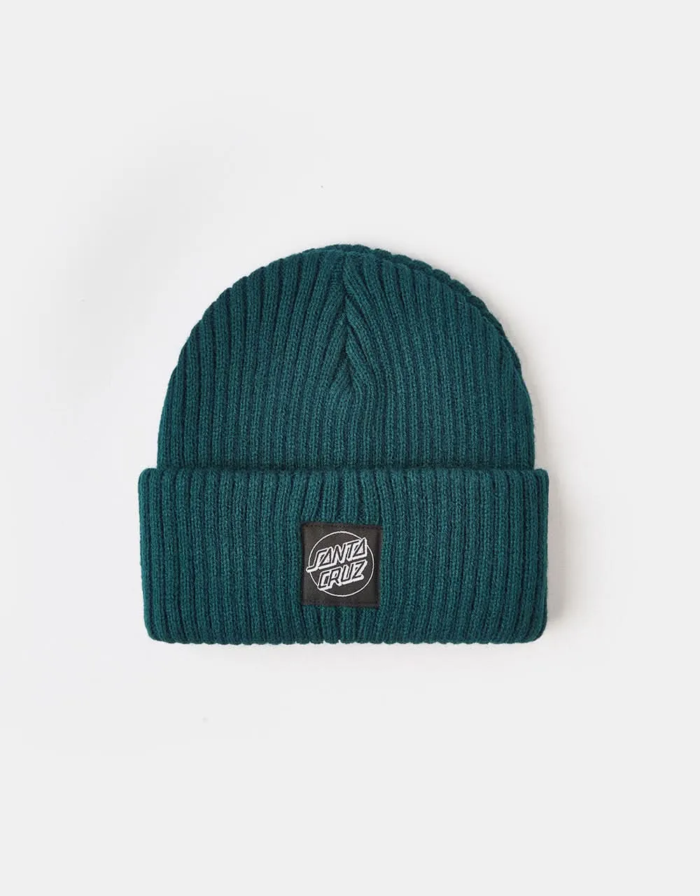 Santa Cruz Opus Dot Label Beanie - Dark Teal