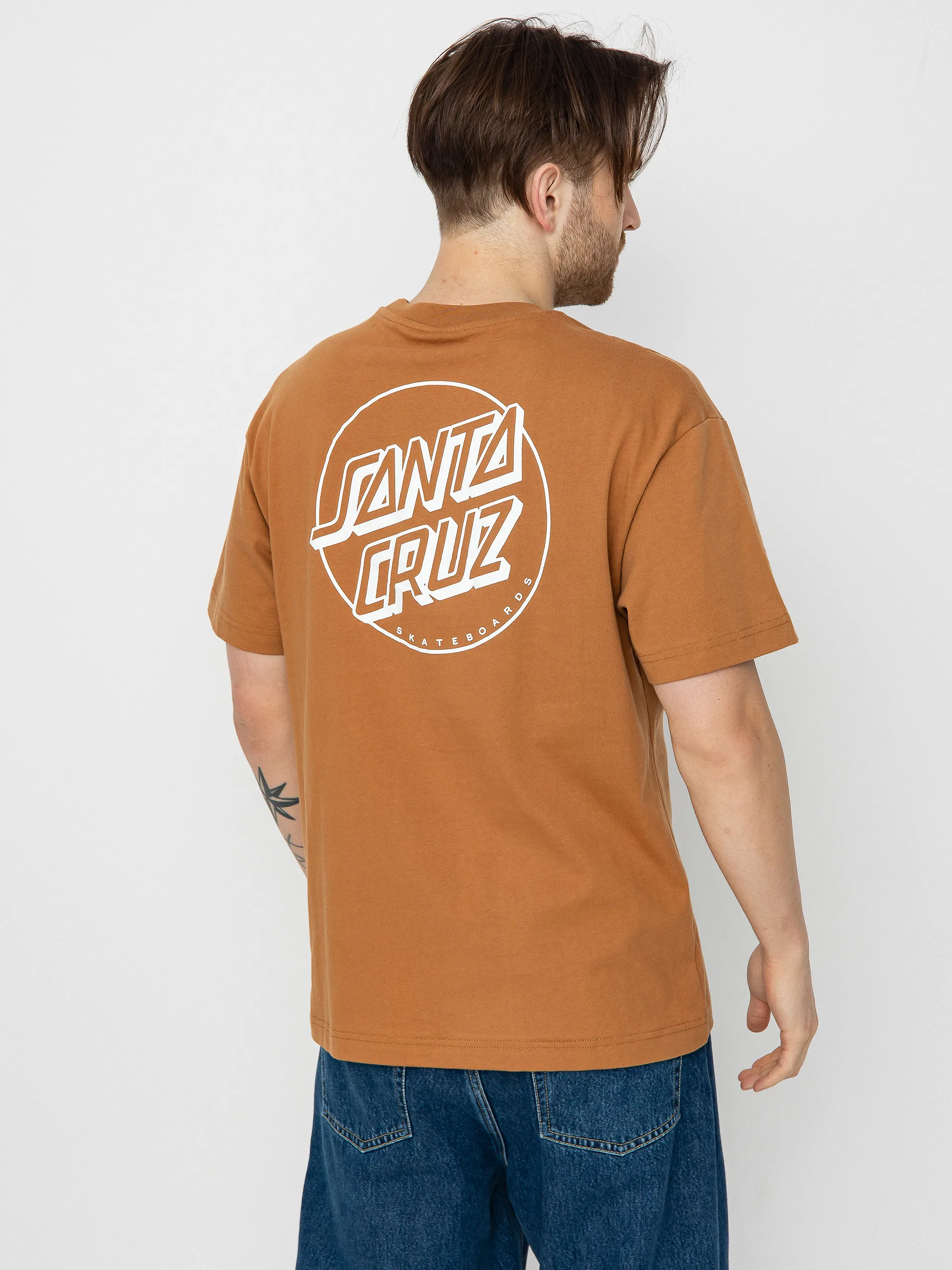 Santa Cruz Opus Dot Stripe AG T-shirt (butterscotch)