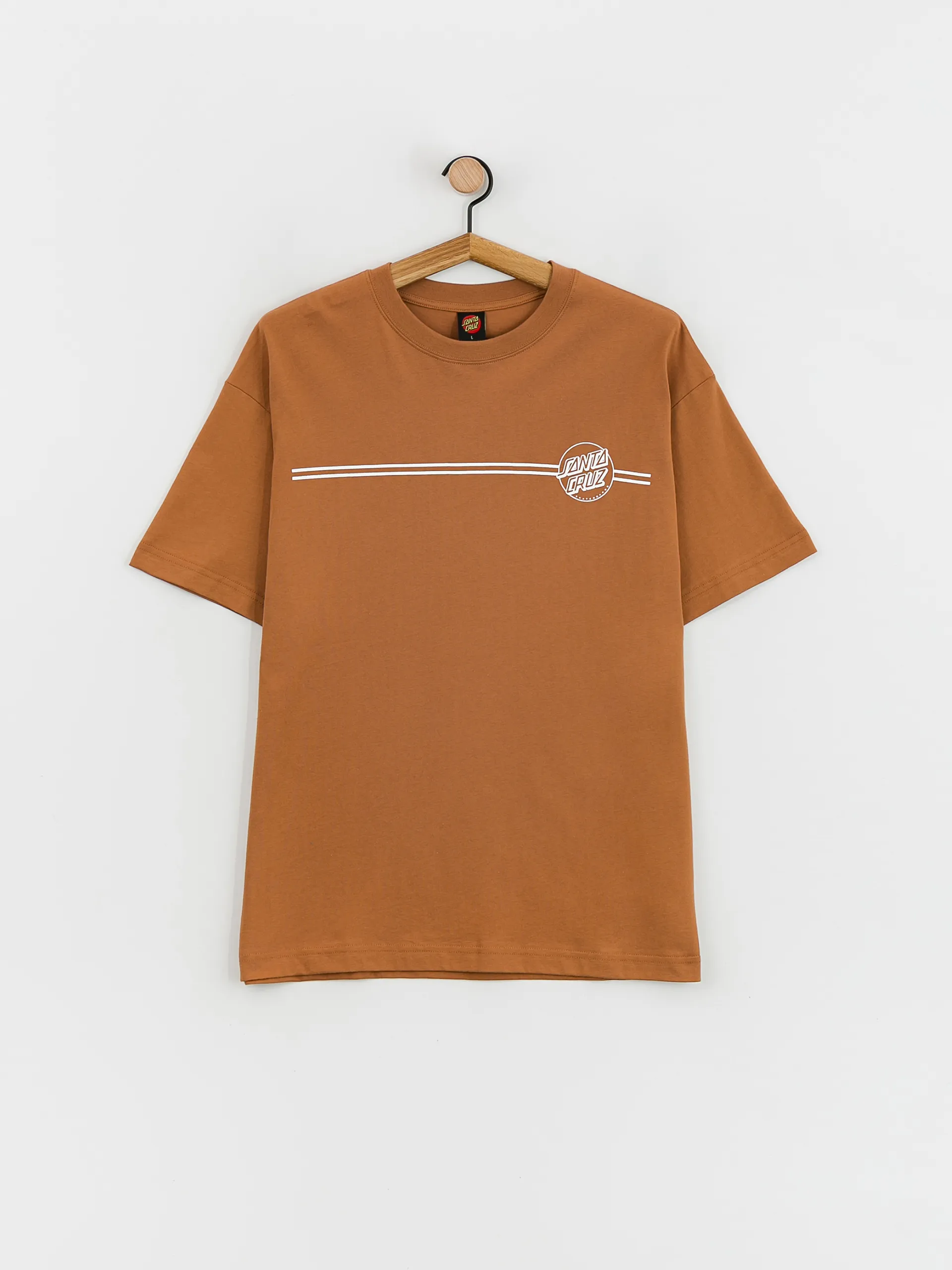 Santa Cruz Opus Dot Stripe AG T-shirt (butterscotch)