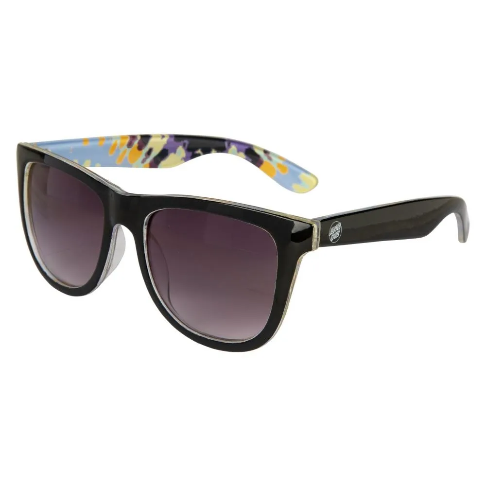 Santa Cruz Opus Dot Sunglasses Black Purple Rainbow