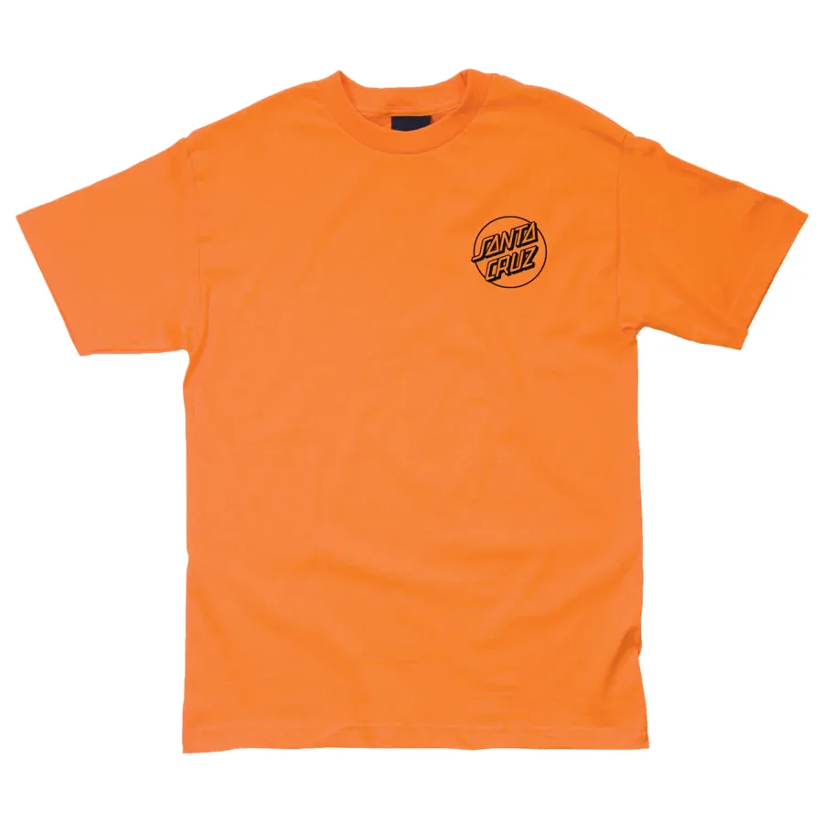 Santa Cruz Opus Dot T-Shirt - Orange with Black