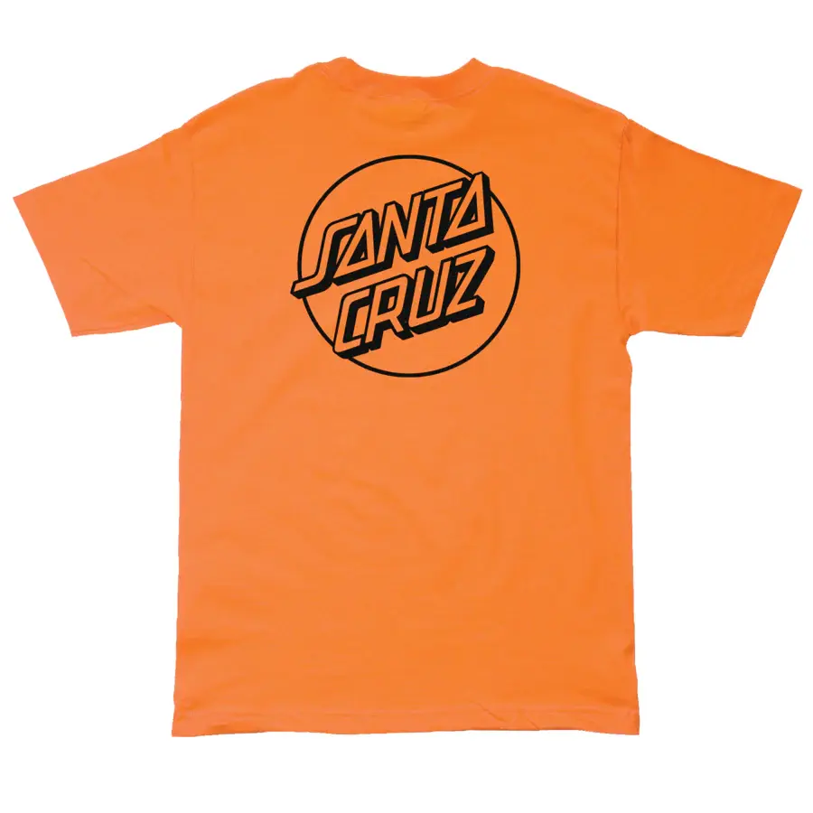 Santa Cruz Opus Dot T-Shirt - Orange with Black