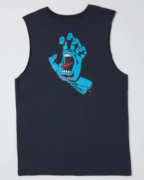 Santa Cruz Opus Screaming Hand Muscle - Navy | SurfStitch