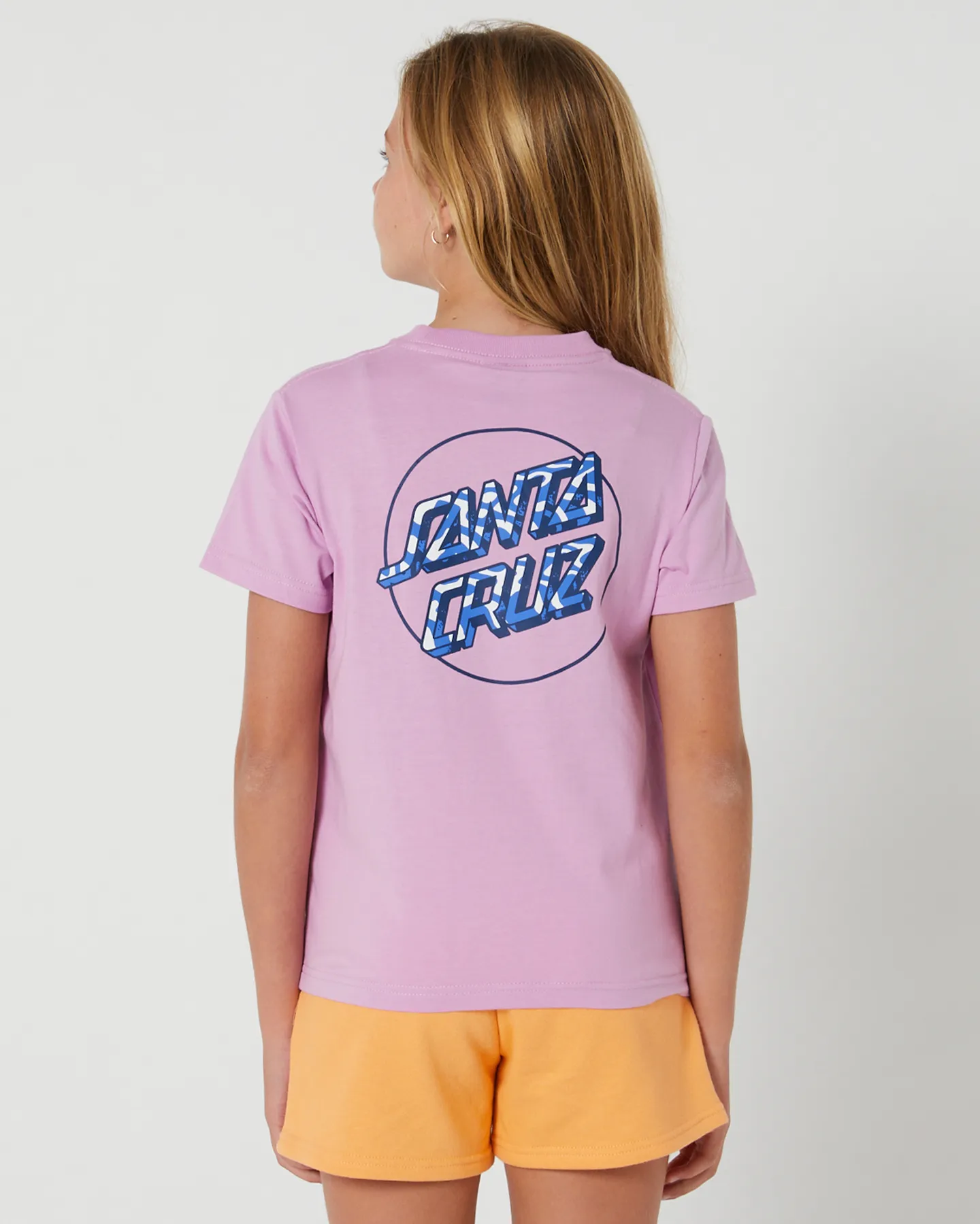 Santa Cruz Zebra Marble Opus Dot Tee - Pale Pink | SurfStitch